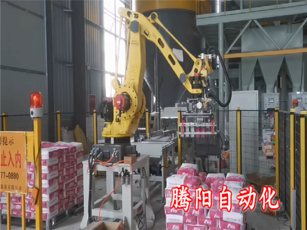 砂漿碼垛機器人在污染重的環(huán)境下代替人工